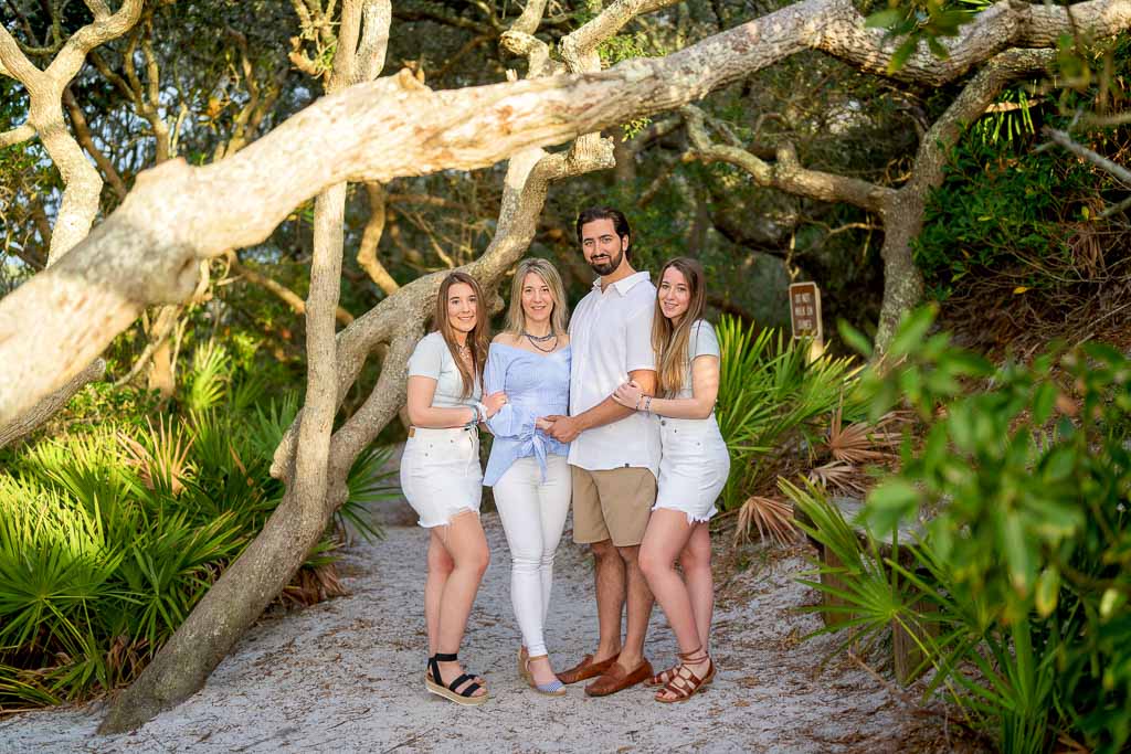 family of for photography session in Grayton Beach, Florida
